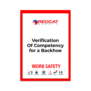 Verification Of Competency for a Backhoe