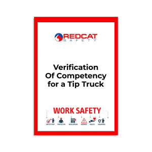 Verification Of Competency for a Tip Truck