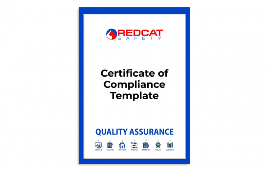 Certificate of Compliance Template