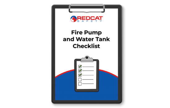 Fire Pump and Water Tank Checklist