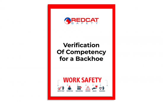 Verification Of Competency for a Backhoe