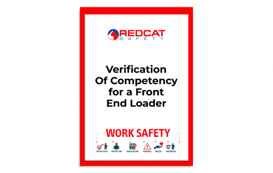Verification Of Competency for a Front End Loader