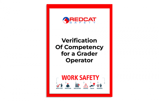 Verification Of Competency for a Grader Operator