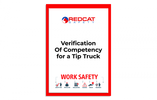 Verification Of Competency for a Tip Truck