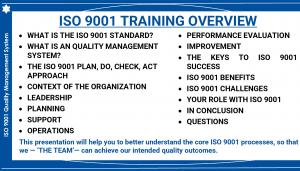 ISO 9001 Training Presentation