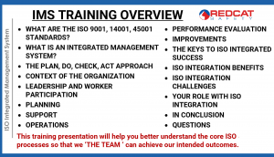 ISO Integrated System Training Presentation