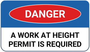 Work at Height Permit SIgn