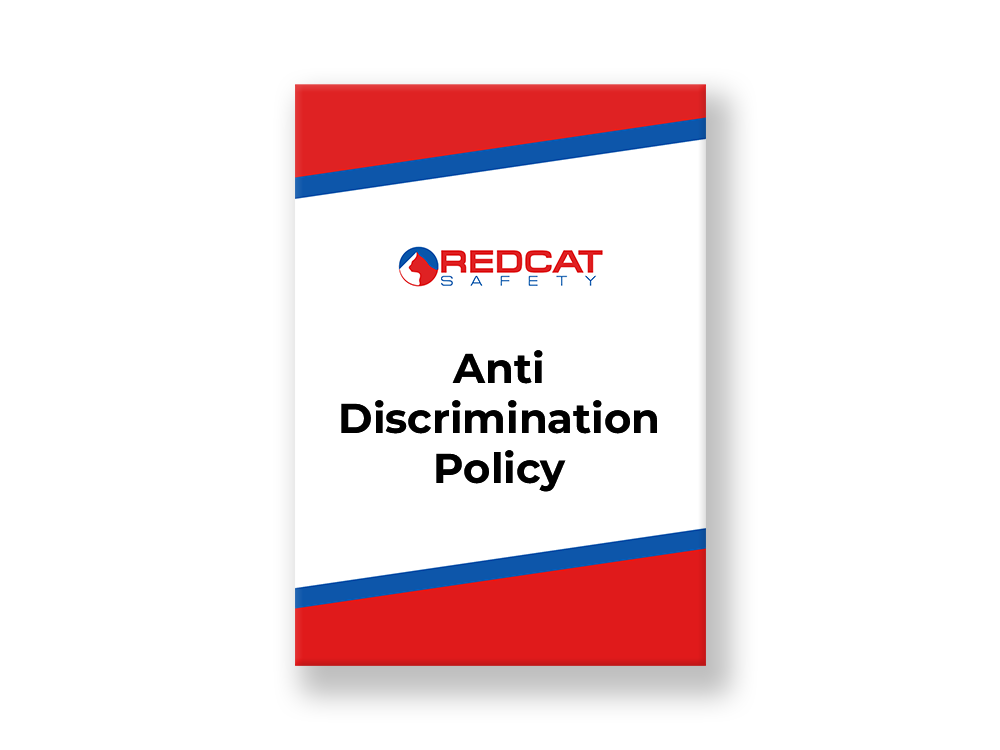 Anti Discrimination Policy Redcat Safety 8736