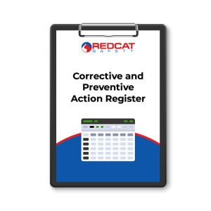 Corrective and Preventive Action Register