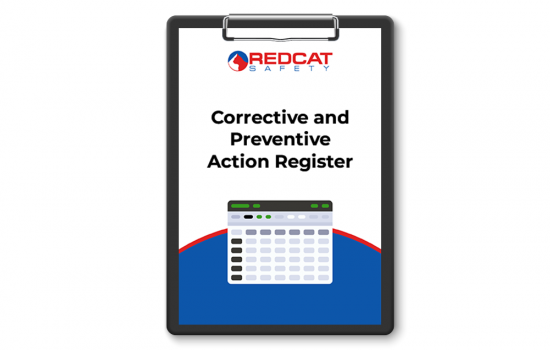 Corrective and Preventive Action Register