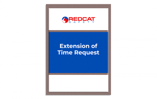 Extension of Time Request