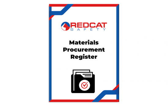 Materials Procurement Register