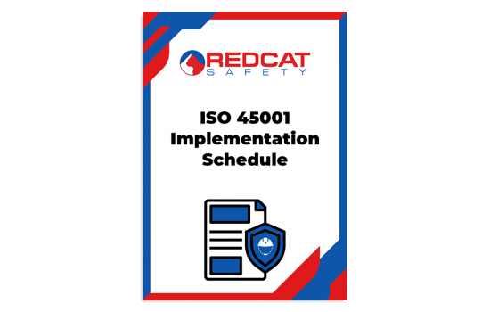 ISO 45001 Implementation Schedule